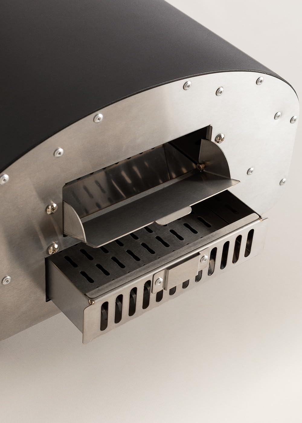 CREATE/PIZZA MAKER ADVANCE/Pellet-Ofen für Steinofenpizzen/Pizzen bis Ø30 cm, schnelles Aufheizen, Temperaturregelung, Temperatur bis 500ºC, Außeneinsatz, 53x36,8x58cm