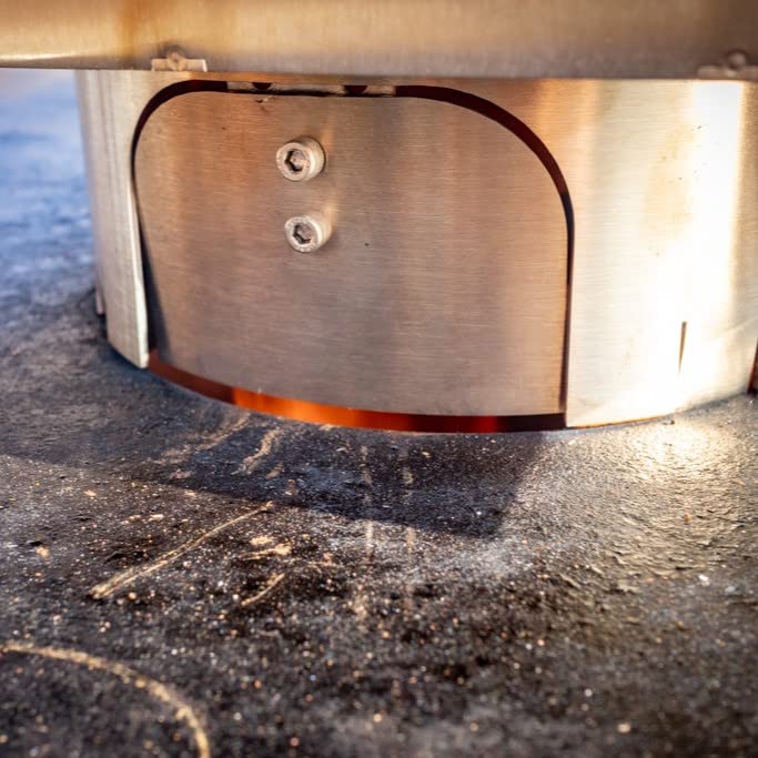 Grillrost.com Das Original Feuerplatte Pizzaaufsatz | Pizzabox aus Edelstahl - perfekte Oberhitze für Deine Pizza wie aus dem Holzofen