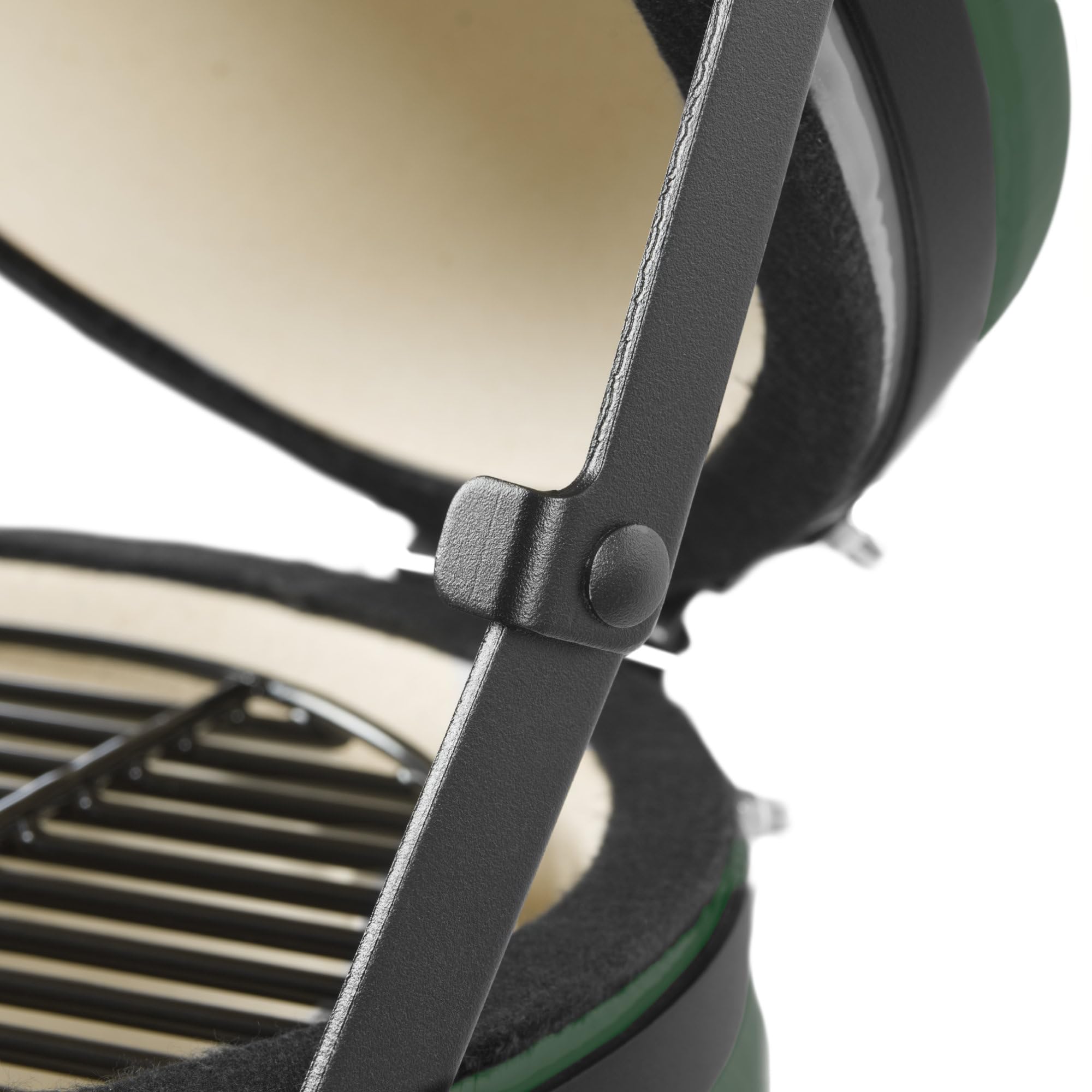 BBQ-Toro Kamado Grill Holzkohlegrill Haiiro Ø 32 cm | Grün | Mini Holzkohlegrill mit Thermometer & Holzgriffen | Keramikgrill rund | Ceramic Grill Ei, Smoker, BBQ Grillofen, Kamado BBQ
